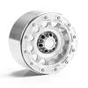 2.6 Beadlock Wheel Rims 4pcs for Scale RC Off Road Race, Use for OD 135mm Tires, Stamped Steel Wheel with 17mm/12mm Hexes Compatible with MJX H8H MK07 KM4 4082/83 1/7 1/8 1/10 Off Road Crawler Car view 2