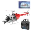 C138 RC Helicopter for Adults, 2.4G 1/30 6CH RC Military Helicopter with 6-axis Gyro 6G/3D Flips & One Key Take Off/Landing Remote Control Airplane Toys for Adults Beginners - RTF Version (Red) view 1