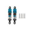 1/10 RC Oil Leakproof Shocks,2Pcs Adjustable Oil Filled Shocks 52mm-120mm for 1/10 RC Buggy Truggy On Road Touring Drift Cars Monster Trucks Upgrade Parts (2pcs 55mm blue) view 1