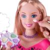 Keetopteep Makeup and Hair Styling Doll Head Toy Kit - 35Pieces Kids Pretend Play Set with Hair Dryer Washable Cosmetics Style Accessories, Makeup Practice Birthday Gifts for Girls view 3