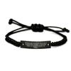 AddictiveDesignsCo Juggling Enthusiast Gifts, Funny Quote Rope Bracelet for Birthday Men Women Friends, Adjustable Black Stainless Steel with Interlaced Rope view 1