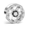 2.6 Beadlock Wheel Rims 4pcs for Scale RC Off Road Race, Use for OD 135mm Tires, Stamped Steel Wheel with 17mm/12mm Hexes Compatible with MJX H8H MK07 KM4 4082/83 1/7 1/8 1/10 Off Road Crawler Car view 2