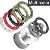 2.6 Beadlock Wheel Rims 4pcs for Scale RC Off Road Race, Use for OD 135mm Tires, Stamped Steel Wheel with 17mm/12mm Hexes Compatible with MJX H8H MK07 KM4 4082/83 1/7 1/8 1/10 Off Road Crawler Car view 4