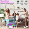 goopow Mini Karaoke Machine Speaker for Kids Adults, Portable Bluetooth Microphone Song Toys with LED Light, Best Chritmas Birthday Festival Gift for 3 4 5 6 7 8+ Year Old Girls Boys (Hotpink-2MIC) view 2