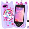 Kids Smart Phone for Girls Gifts - Toddler Christmas Birthday Gift for Age 3 4 5 6 Year Old, Kids Cell Phone Toy with Touchscreen, Dual Cameras, Learning, Kid Mp3 Player, Games with 32 GB Card view 1