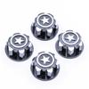 4PCS Aluminum Alloy 17MM Hex Wheel Nuts 1.25 Thread Dustproof Anti-Skid Non-Slip Nut for Traxxas X-Maxx Summit Buggy Truck RC Car, Titanium view 1