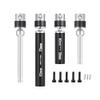 1/24th Steel RC Center Drive Shaft CVD 40+53mm for Axial SCX24 AXI00001 C10 AXI00002 JLU AXI00006 Bronco 4WD Crawler Car (Black) view 3