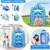 Mnagant Princess Play Tent,Kids Toys for Girls,Ice Castle Kids Tent Indoor and Outdoor, Large Imaginative Playhouse 51" X 40" with Carrying Bag for 3-12 Years Old Girls Gift view 3