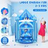 Mnagant Princess Play Tent,Kids Toys for Girls,Ice Castle Kids Tent Indoor and Outdoor, Large Imaginative Playhouse 51" X 40" with Carrying Bag for 3-12 Years Old Girls Gift view 4