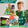 200PCS Magnetic Building Blocks with 6 Base Plate, Magnetic Blocks Cubes for Kids Ages 4-8, Stacking Magnet Blocks STEM Building Toys for Boys Girls Ages 3 4 5 6 7 8-12 Christmas Birthday Gifts view 2