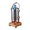 ROUASD 210ML Mini Metal Steam Engine Boiler Kit with Base, for Steam Engine, RC Cars Ships, Retro All-Metal Vertical Steam Engine Mechanical Model Kit for Adults - NO Engine view 1
