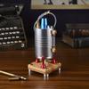 ROUASD 210ML Mini Metal Steam Engine Boiler Kit with Base, for Steam Engine, RC Cars Ships, Retro All-Metal Vertical Steam Engine Mechanical Model Kit for Adults - NO Engine view 2