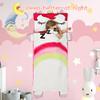 Wizland Kid Unicorn Sleeping Bag Animal Nap Mats for Boys Girls 61.8"28.3" Comfy Flanne Slumber Bags Daycare Camping Preschool Portable Slumberkins Thick Nap Roll view 2