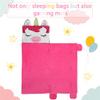 Wizland Kid Unicorn Sleeping Bag Animal Nap Mats for Boys Girls 61.8"28.3" Comfy Flanne Slumber Bags Daycare Camping Preschool Portable Slumberkins Thick Nap Roll view 4