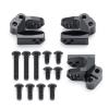JGGZONE Aluminum Tie Rod Linkage Skid Plate Link Mounts Metal Upper Center Link Mounts Compatible with RC Crawler Car Axial SCX10 III AXI03007 AXI03006 AXI03027 1/10 RC Car Upgrades view 1