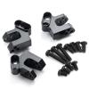 JGGZONE Aluminum Tie Rod Linkage Skid Plate Link Mounts Metal Upper Center Link Mounts Compatible with RC Crawler Car Axial SCX10 III AXI03007 AXI03006 AXI03027 1/10 RC Car Upgrades view 2