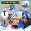 Dinosaur Kids Play Tent 48 * 48 * 43 inch Realistic Toddler Kids Tent as Dinosaur Toys Perfect for Boys Girls Ages 3 4 5 Indoor Outdoor Adventures as Gift Playhouse for Holidays Present view 2
