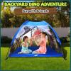 Dinosaur Kids Play Tent 48 * 48 * 43 inch Realistic Toddler Kids Tent as Dinosaur Toys Perfect for Boys Girls Ages 3 4 5 Indoor Outdoor Adventures as Gift Playhouse for Holidays Present view 4