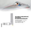 EIMSOAH Aluminium Boat Rudder RC Dual Pickup,Water 110mm RC Boat Water Rudder Absorbing Steering with 4mm Support Shaft Tail for Cat RC Jet Boat (Silver) view 2