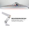 EIMSOAH Aluminium Boat Rudder RC Dual Pickup,Water 110mm RC Boat Water Rudder Absorbing Steering with 4mm Support Shaft Tail for Cat RC Jet Boat (Silver) view 3