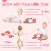 TooyBing Musical Crawling Crab Baby Toy, Tummy Time Toy for 6-12 Month Boy Girl, Pink Light-up Walking Dancing Moving Crab for 1 Year Old Baby Educational Learning, Great Gift for 12-18 Month Infant view 4