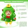 Personalized Yellow Duck Plush Toy with Removable Clothes -Custom Stuffed Animal with Face Photo Key Chain 5in view 3