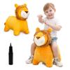 EVERICH TOY Lion Bouncy Horse, Inflatable Plush Hopping Toy, Bouncing Animal Hopper for Toddlers, Fun Ride-On Toy for Kids 18 Months-6 Years, Indoor & Outdoor Play, Great Gift Boys Girls view 1