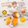 EVERICH TOY Lion Bouncy Horse, Inflatable Plush Hopping Toy, Bouncing Animal Hopper for Toddlers, Fun Ride-On Toy for Kids 18 Months-6 Years, Indoor & Outdoor Play, Great Gift Boys Girls view 4