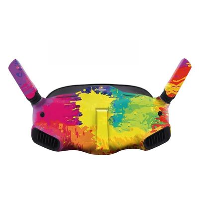 Pidynx Protective Sticker for DJI Avata Goggles, Stylish Camouflage Pattern of Glasses Sticker, PVC Material (Watercolor Burst)