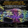 Pidynx Protective Sticker for DJI Avata Goggles, Stylish Camouflage Pattern of Glasses Sticker, PVC Material (Watercolor Burst) view 3