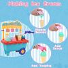 Gifts2U Ice Cream Cart Toys for Kids,45 Pcs Ice Cream Play Set,Pretend Play Store with Storage Trolley,Food Toys,Play Ice Cream Shop Toy,Gift for Boys Girls 3 4 5 6 Years Old view 4