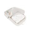 Baby Diaper Organizer - 2 Pack Waterproof Pouches, Mesh Bag, Reusable, Washable or Cloth Diapers (White) view 2