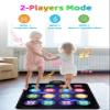 Gleamkid Dance Mat Toys for Kids: LED Light-Up 12-Button Dance Pad with Adjustable Volume, Built-in Music, 1-Player & 2-Player Mode, 8 Challenge Modes and 3 Speed Level, Xmas Gifts for Kids Age 3-12 view 3