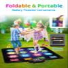 Gleamkid Dance Mat Toys for Kids: LED Light-Up 12-Button Dance Pad with Adjustable Volume, Built-in Music, 1-Player & 2-Player Mode, 8 Challenge Modes and 3 Speed Level, Xmas Gifts for Kids Age 3-12 view 4