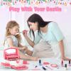GirlsHome Kids Makeup Set for Girl 56 Pcs Washable Real Cosmetic, Non-Toxic Frozen Toys Toddler Makeup Kit, Frozen Princess Dress up Kit Christmas & Birthday Girl Gift for 3-12 (Frozen Pink) view 3