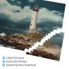 1000 Piece Jigsaw Puzzles for Adults Challenging Puzzle Wooden Picture Puzzle Personalized Custom Lighthouse Seaside Wood Puzzle for Family Game Nights Gifts 29.5x19.7 inches Puzzle view 3