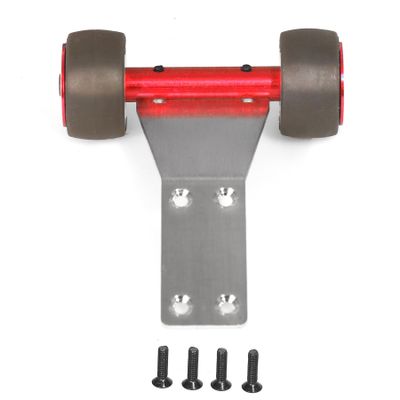 ZLiT RC Car Head Up Wheel for ARRMA 1/18 Granite Grom RC for ARRMA 1/18 Typhon Grom RC Car Wheelie Bar Kit (Red)