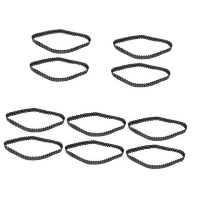 VICASKY 10pcs Rubber Tank Tracks for Rc Crawlers Easy Installation for Robot Models Replacement Chains for Enhanced Traction
