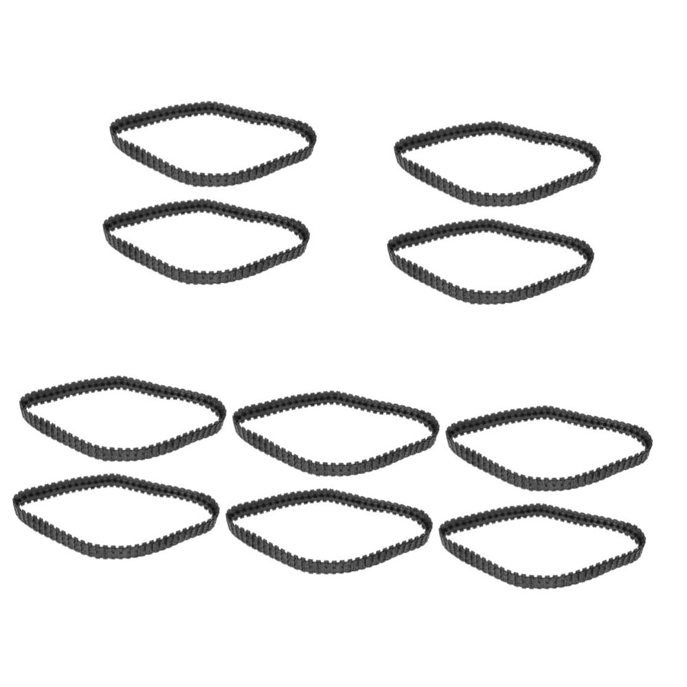 VICASKY 10pcs Rubber Tank Tracks for Rc Crawlers Easy Installation for Robot Models Replacement Chains for Enhanced Traction