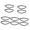 VICASKY 10pcs Rubber Tank Tracks for Rc Crawlers Easy Installation for Robot Models Replacement Chains for Enhanced Traction view 1