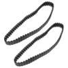VICASKY 10pcs Rubber Tank Tracks for Rc Crawlers Easy Installation for Robot Models Replacement Chains for Enhanced Traction view 3