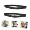VICASKY 10pcs Rubber Tank Tracks for Rc Crawlers Easy Installation for Robot Models Replacement Chains for Enhanced Traction view 4