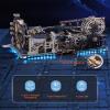 3D Puzzles for Adults - Marble Runs Building Set, Wooden Model Kits, Marble Spaceport+Marble Night City+Link Pack view 4