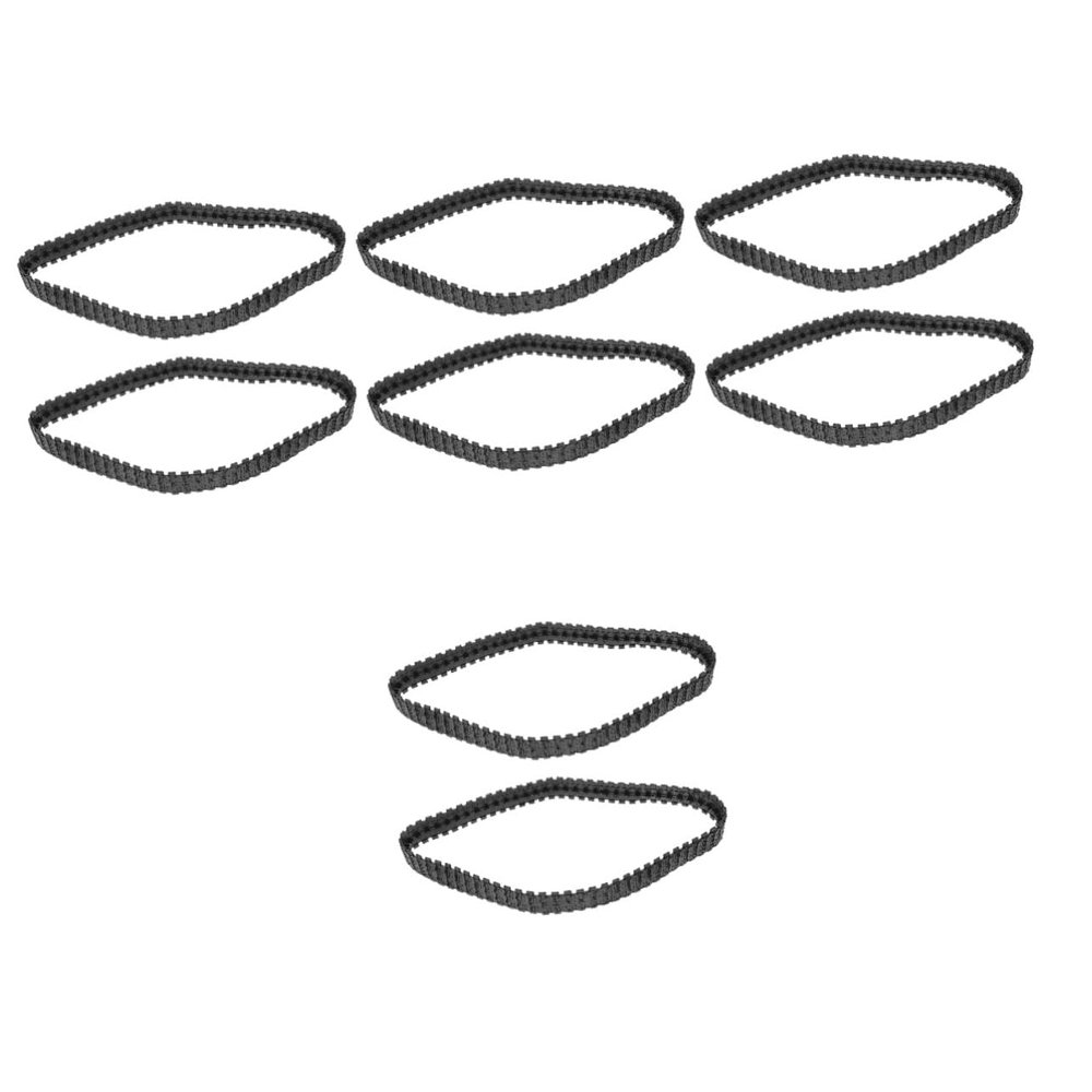 ibasenice 8pcs DIY Rc Car Parts Rubber Tank Tracks Replacement for Robot Tanks DIY for Rc Vehicles