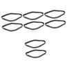 ibasenice 8pcs DIY Rc Car Parts Rubber Tank Tracks Replacement for Robot Tanks DIY for Rc Vehicles view 1