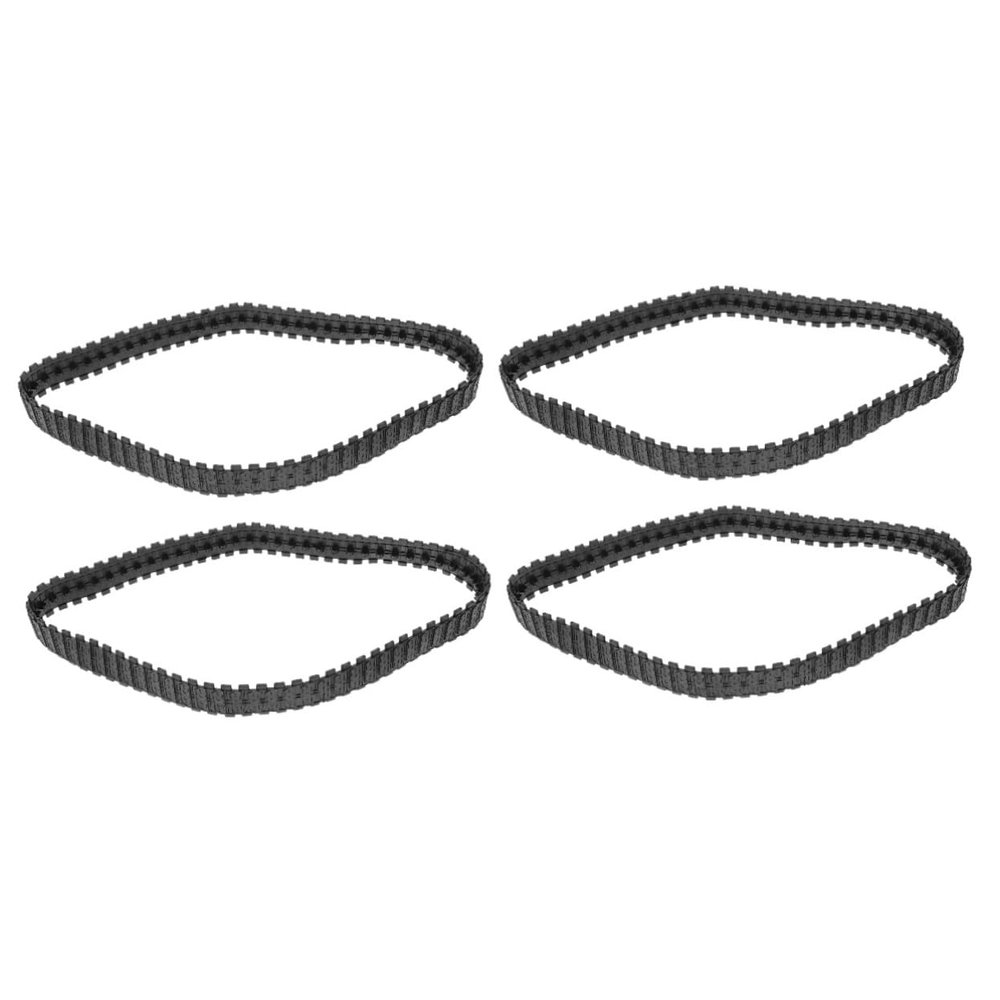 VICASKY 4pcs Rubber Tank Tracks for Robot Projects Easy Installation Replacement for Toy Track Vehicles and Crawler