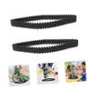 VICASKY 4pcs Rubber Tank Tracks for Robot Projects Easy Installation Replacement for Toy Track Vehicles and Crawler view 2
