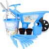 Toyland 10 Piece Bluey Garden Set - Bucket, Watering Can, Flower Pots, Garden Tools and Wheelbarrow Included - Outdoor Garden Toys view 1