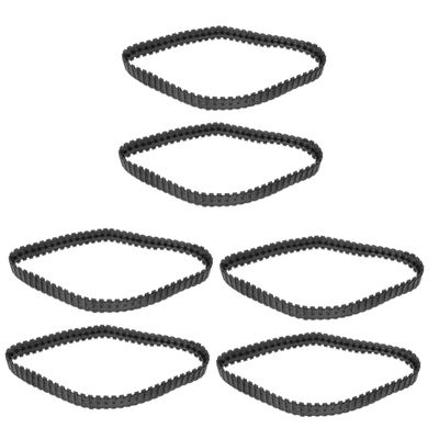 VICASKY 6pcs Rubber Tank Tracks for Robot Wide Compatible Rc Models Easy to Assemble Replacement Parts for Enhanced Stability and Problem-Solving Skills