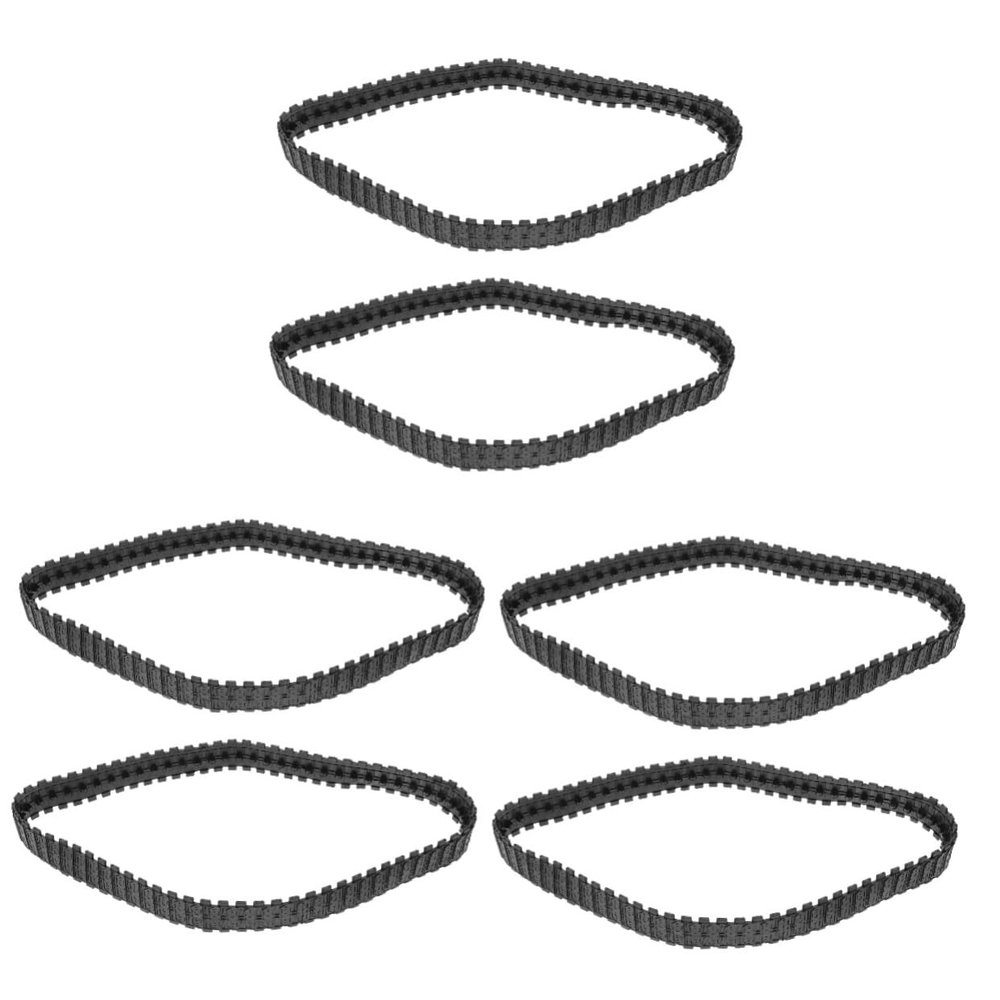 VICASKY 6pcs Rubber Tank Tracks for Robot Wide Compatible Rc Models Easy to Assemble Replacement Parts for Enhanced Stability and Problem-Solving Skills
